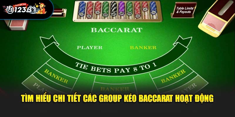 Tìm hiểu chi tiết các group kéo Baccarat hoạt động